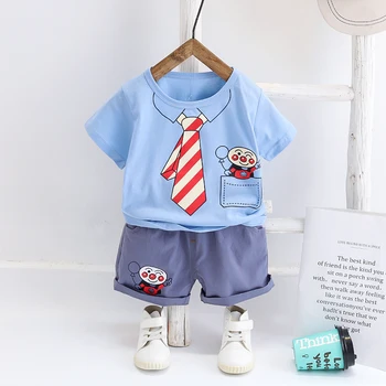 

Baby Boys Clothes Sets For Kids Boys Clothing 2020 Summer Casual Gentleman 2pcs Outfits Children Sport Suit 1 2 3 4 5Year