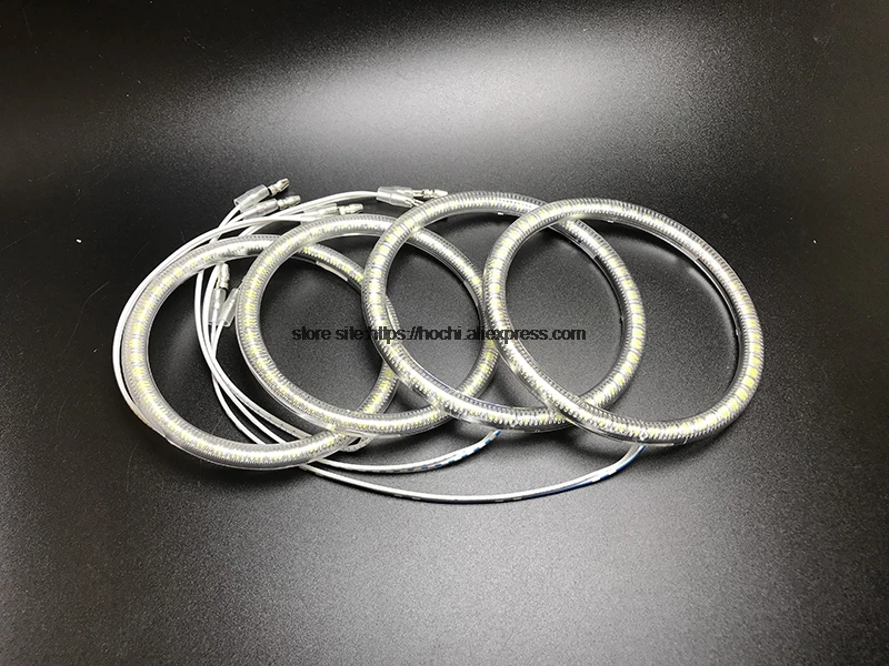 HochiTech для hyundai i30 2008-2011 ультра яркий SMD белый светодиодный ангельские глазки 2600LM 12 В halo Кольцо Комплект дневной ходовой светильник DRL