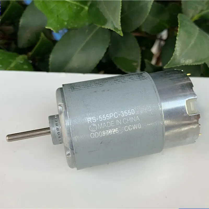 

MABUCHI RS-555PC-3550 DC 12V~30V 18V 24V 9600RPM Micro RS-555 Carbon Brush Motor ss
