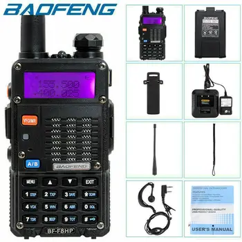 

New BaoFeng BF-F8HP 8W TRI-POWER Two Way Ham Radio Walkie Talkies