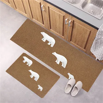 

Fuwatacchi Kitchen Carpet Mats Parlor Bath Home Hallway Doormat Tapete Absorbent Living Room Floor Mats Bedroom Rugs Tapis Salon