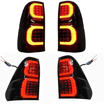 Vehicle Led Rear Lights For Toyota Hilux Vigo Revo Rocco 2005 2008 2010 2012 2014 2011 Tail Lamp Turn Signal Brake Lights