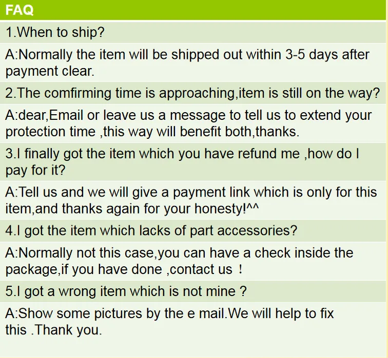 FAQ