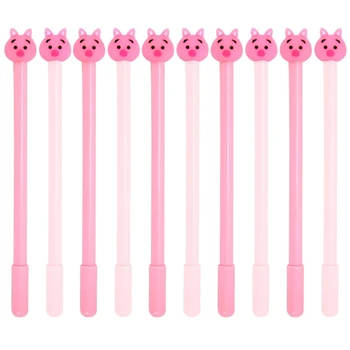 

20 Pieces Cute Pig Writing Gel Ink Pen with 0.5 Mm Black Ink Fine Point for Office School Students