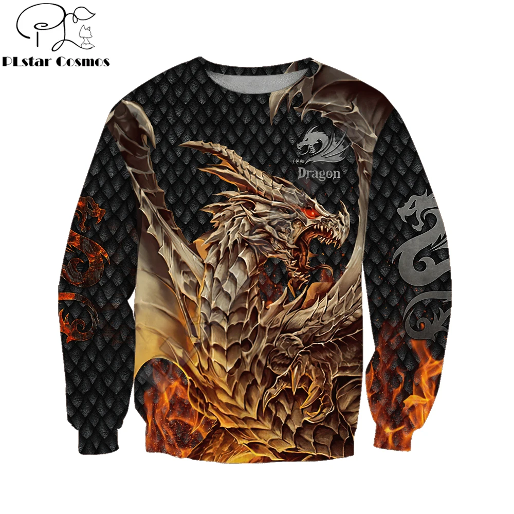 Рисунок 3 - Толстовка мужская с 3D-принтом дракона