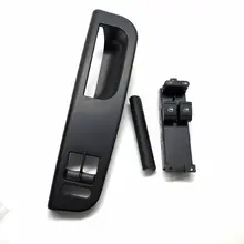 Interruptor de Control de ventana de coche, Panel de puerta y manija, nuevo estilo, para Golf 4 MK4 Passat B5 B6, 3 uds.