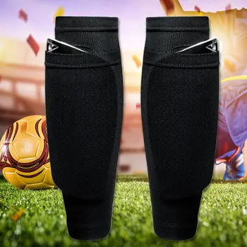 

1 Pair Sports Safety Brace Shin Guard Protective Abrasion Resistant Soccer Leggings Band Socks Sleeves Football Games Support