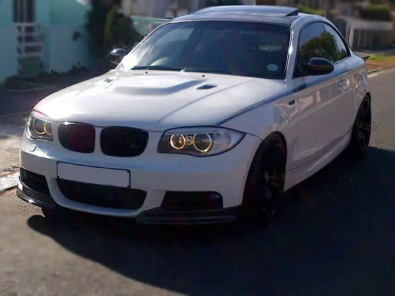 E82 carbon fiber front lip_极速看图