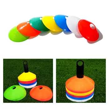 

1 Pcs hot sale 19cm Cones Marker Discs Soccer Football Training Sports Training Disc Field Marking Coaching Training Tool