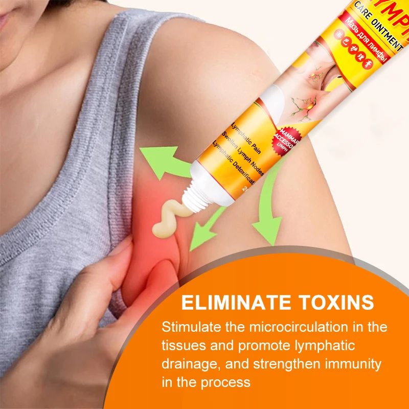 3/5/10Pcs Sumifun Lymphatic Detox Cream Lymph Ointment Neck Anti-Swelling Cream Armpit Lymph Nodes Medical Paste Health Care 20G