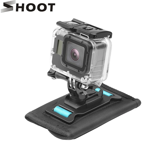 US $3.56 SHOOT 360 Degree Rotation Shoulder Strap Backpack Clip Mount for GoPro Hero 8 7 5 Black Xiaomi Yi 4