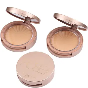 

O.TWO.O Makeup Pressed Powder Oil Free Matte Compact Powder Makeup Base Pore Invisible Natural Finish Mineral Cosmetics T1539