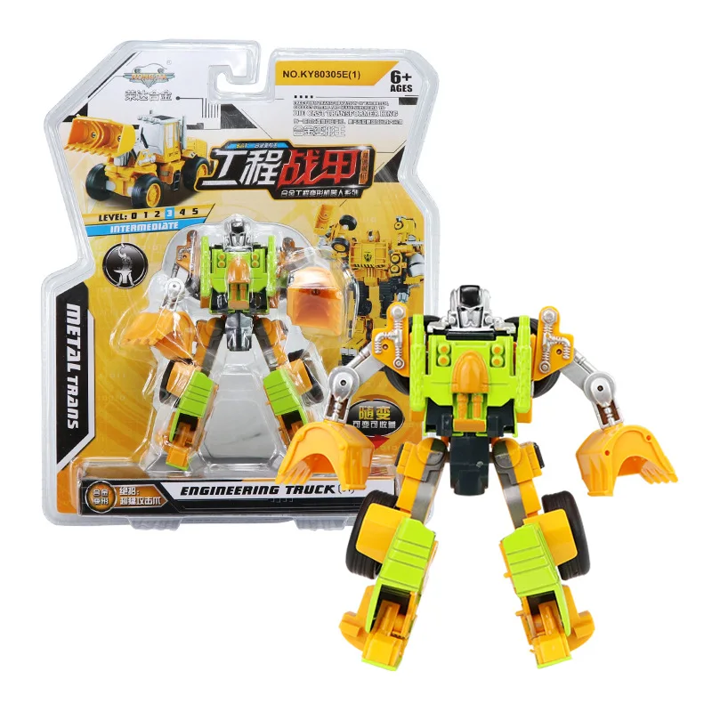 

Transformation Toy Jingang Engineering Vehicle Boy Toy Alloy Bulldozer Deformation Robot Autobots Model