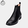 Cavassion  Cowhide Riding Boots  when rider ride horse  Equestrian equipments  Chelsea shoes real cowhide leather ancle boots 4