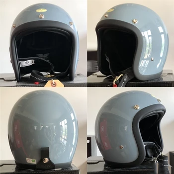 

Japanese Quality TT&CO Motorcycle Helmet Cafe Racer Style Open Face Helmet Retro Scooter Jet Motorbike Riding Capacete
