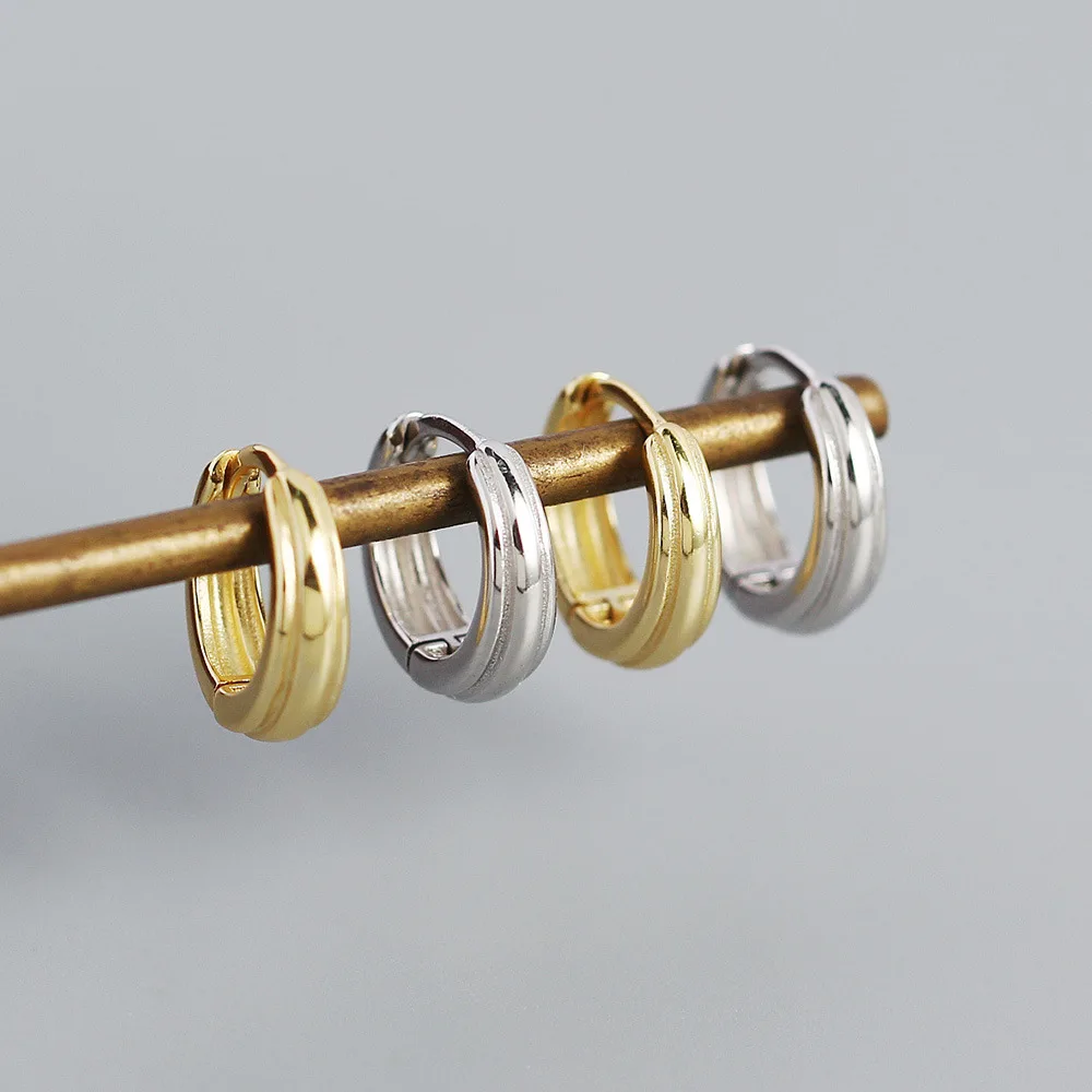 925-Sterling-Silver-Earring-Hollow-Pattern-Rice-Grain-Rope-knot-Ear ...