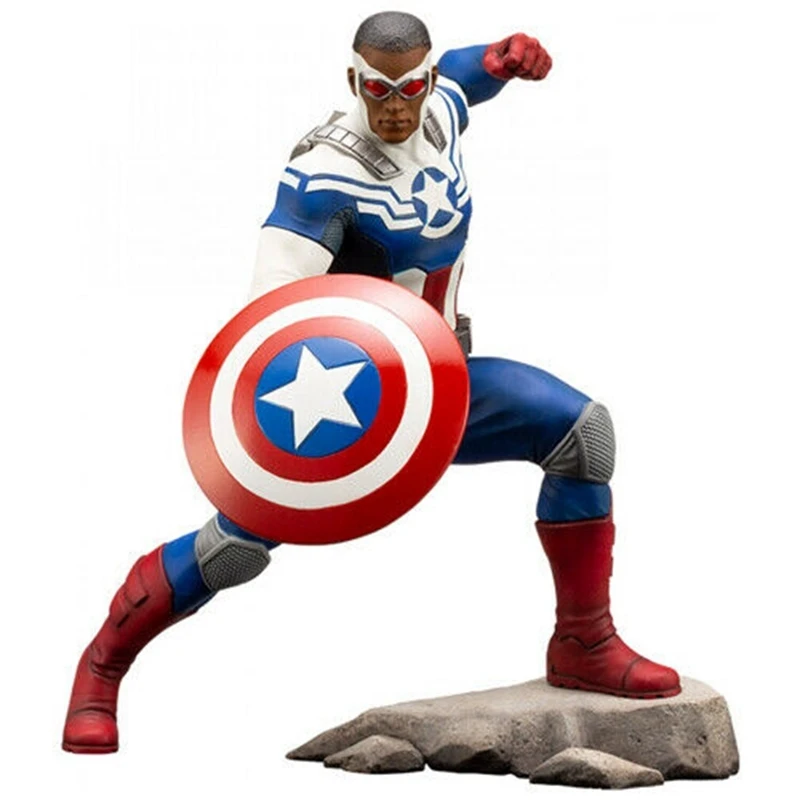 Marvel Капитан Америка Сэм Вилсон artfx 1/10 ПВХ фигурка игрушка Brinquedos Фигурки Модель подарок