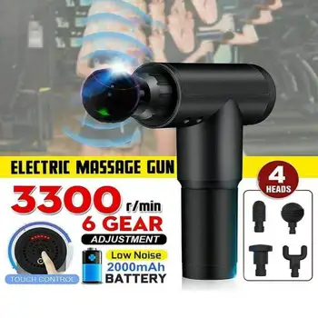 

Electric High frequency Muscle Relaxation Massager Vibration Fascial Gun Fitness Equipment Slimming Shaping Massage gun