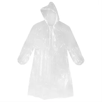 

1 Pcs Disposable Raincoat Adult Emergency Waterproof Hood Poncho Travel Camping Must Raincoat Unisex
