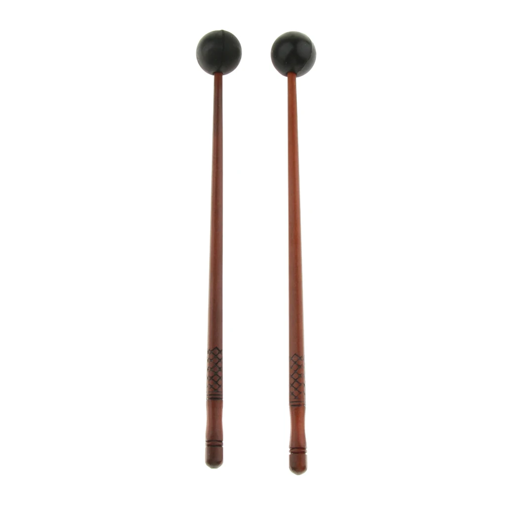 Exquisite 2Pcs Tongue Drum Handpan Sticks Mallets Beaters Rods 235mm/9.25''