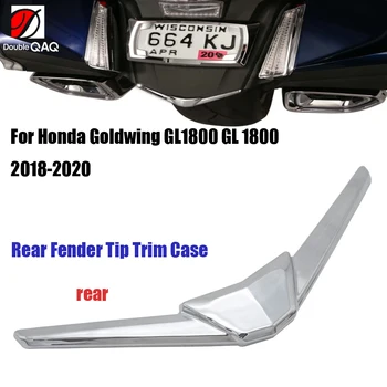 

ABS Motorcycle Rear For Fender Tip Trim Case Cover Sticker For Honda Goldwing GL1800 GL 1800 2018-2020 Chrome