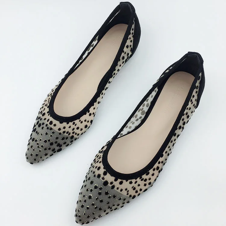 

2018 New Style Fashion WOMEN'S Shoes Spring And Summer Europe And America Pointed-Toe WOMEN'S Shoes Shallow Mouth Flat Versatile
