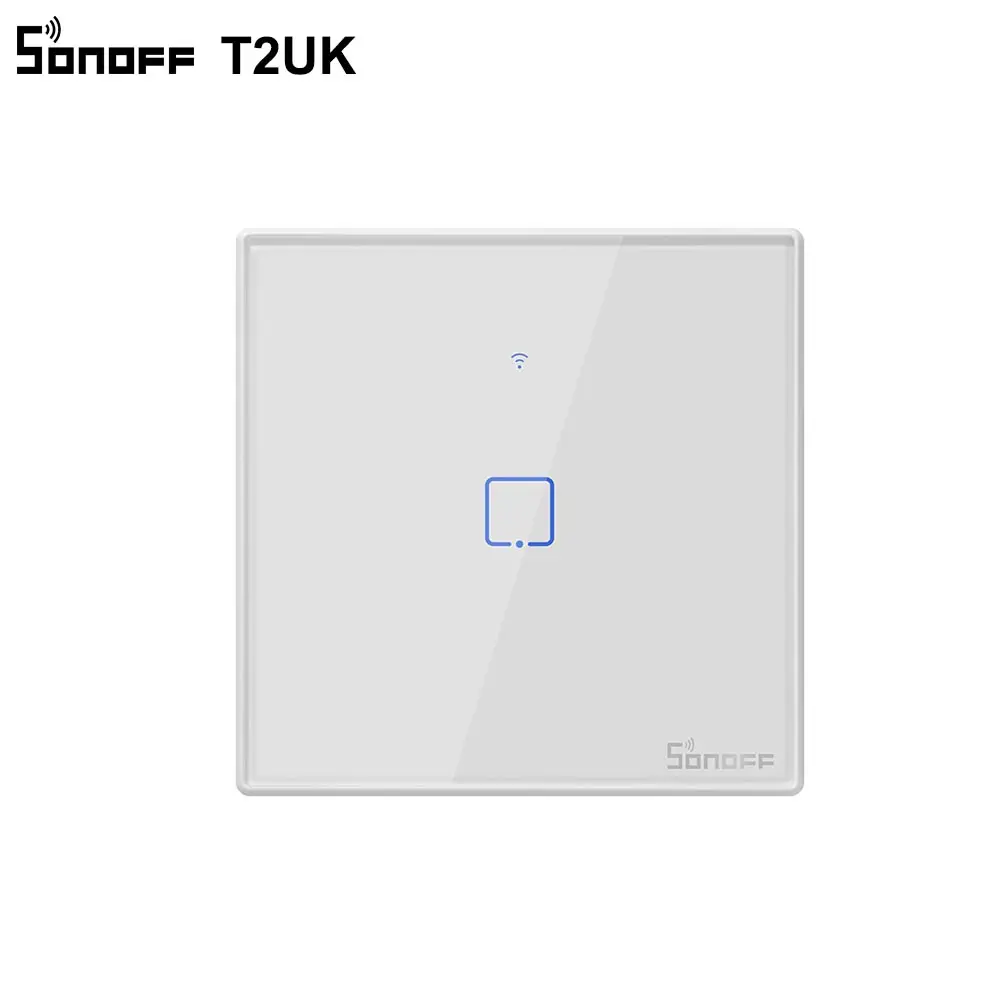 Itead SONOFF TX T2/T3 UK Smart Touch Switch Wifi Wall Light Switch Voice APP 433mhz RF Remote Control Works With Alexa e-WeLink