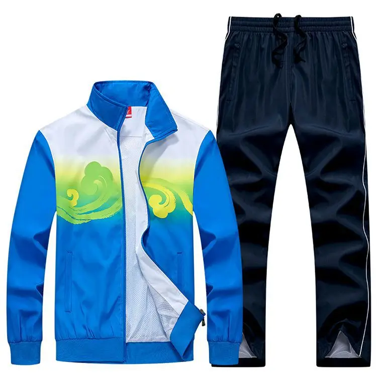 

Tracksuit Men Women Set Brand Sporting Suit Track Sweat Print Sweatsuit Male Sportswear Jackets Hoodie with Pants 2019 Plus Size