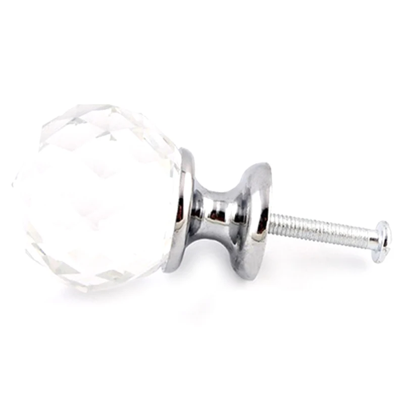 

30Mm 10Pcs Furniture Cupboard Wardrobe Cabinet Drawer Dresser Door Pulls Knobs Handles with Screw