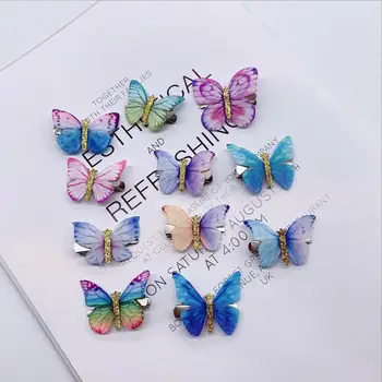 

1PC Butterfly Hair Clips For Women Girls Kids Glitter Barrette Hairpins Wedding Hair Accessories Hair Clip Cute Girls T0226