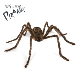 50cm 75cm prank spider super grande pelúcia aranha complicado adereços casa horror atmosfera decoração suporte transporte da gota atacado