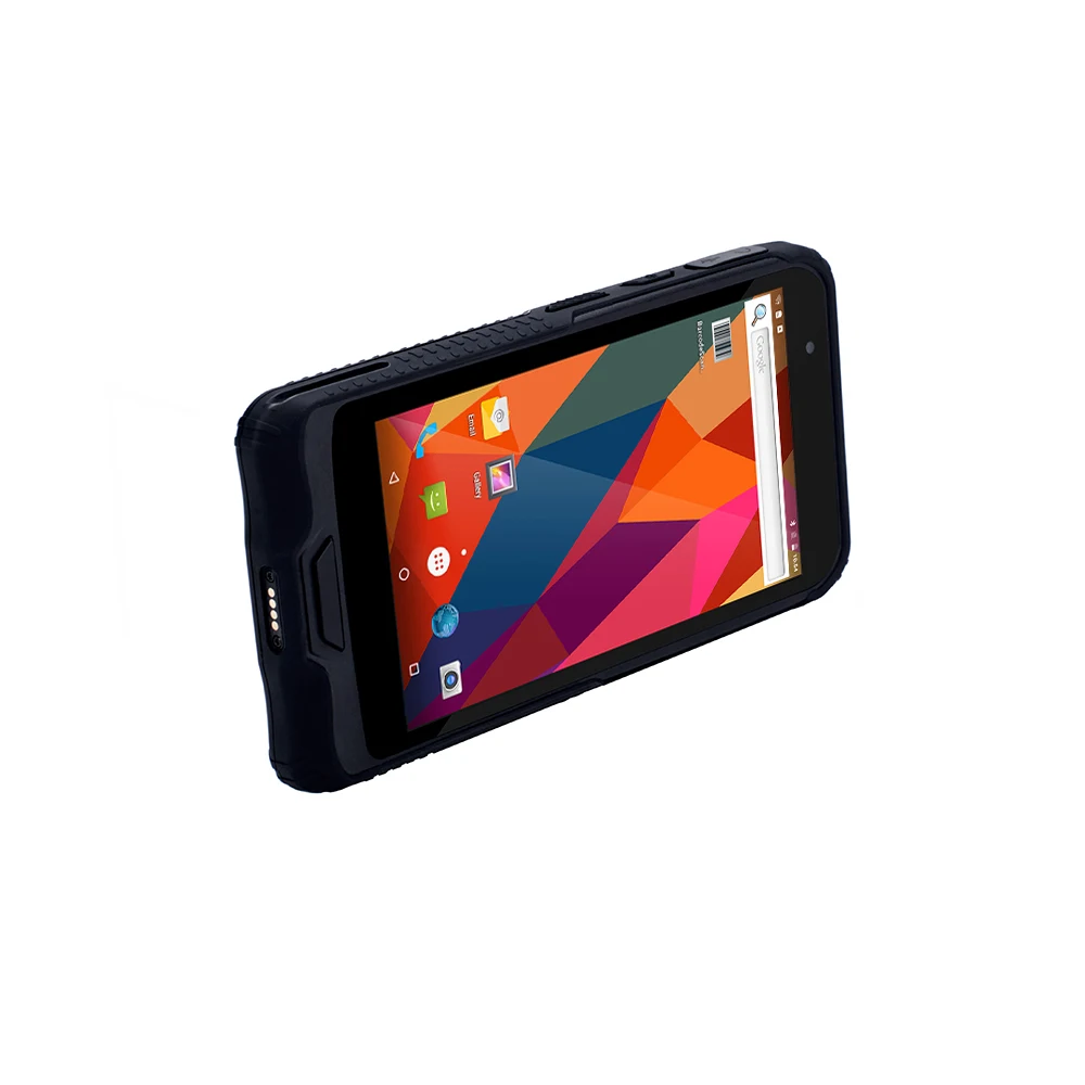 Портативный NFC 6 дюймовый 4G LTE Android 5 1 Qualcomm 4 ядерный Прочный планшет с 1D / 2D сканером