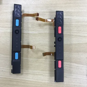 

Original Complete Right Left Plastic Slider for Nintend Switch NS Joy-con Controller Rail Assembly with Flex Cable Black Blue