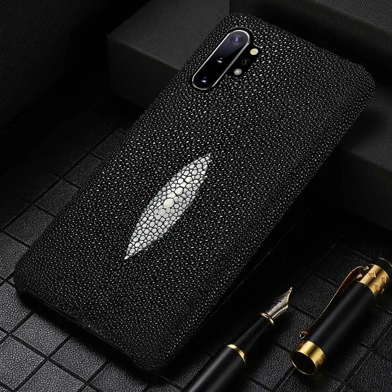 Genuine Pearl Gourami Leather Phone Case for Samsung galaxy S20 Ultra Note 10 9 A50 A51 A70 A40 A71 S7 S8 S9 S10 S20 Plus Cover Genuine Pearl Gourami Leather Phone Case for Samsung galaxy S20 Ultra Note 10 9 A50 A51 A70 A40 A71 S7 S8 S9 S10 S20 Plus Cover