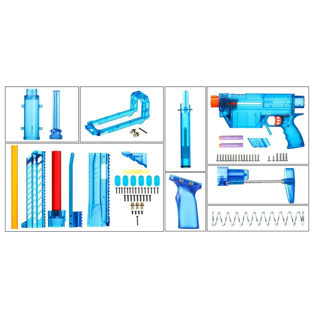 

Worker YY-R-W004/YY-R-W005 RMCX Style Mod Kits Set for Nerf N-Strike Elite Stryfe Blaster B Pump Kit Toy Gun Accessories
