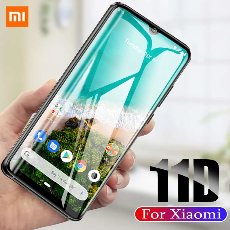 Закаленное стекло 11D для Xiaomi Mi A3 CC9 CC9e Защитная пленка экрана 9 Se Защитное Redmi Note 7 2