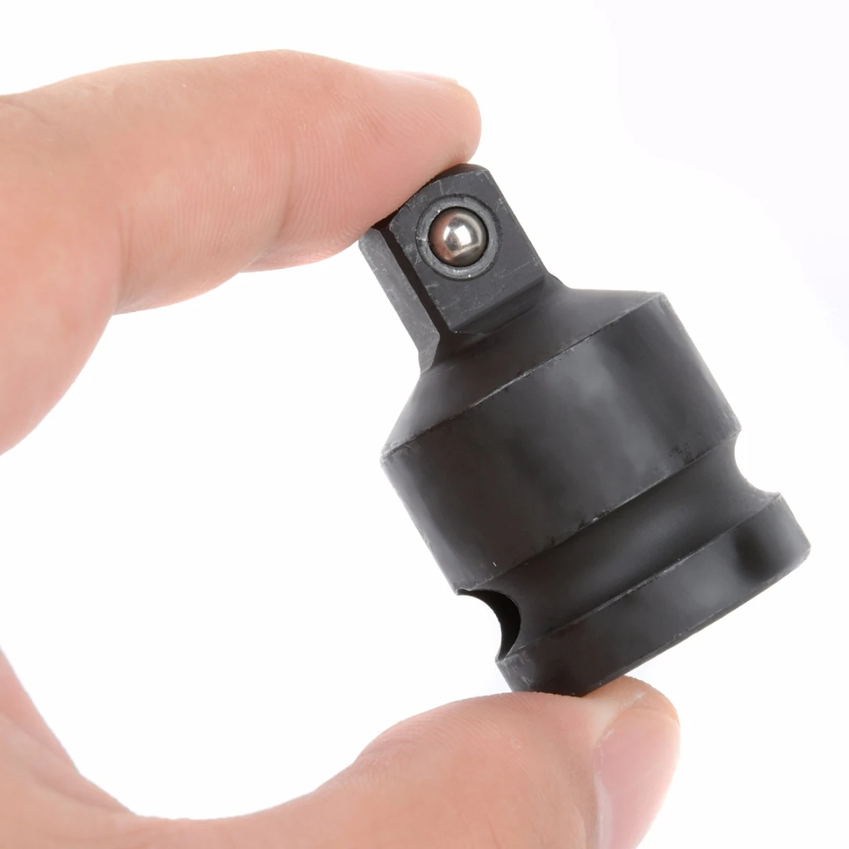 2PCS 1/2 to 3/8 Pneumatic Sleeve Adapter Head Adapter Socket Black Chrome-molybdenum Steel Reducers Air Impact Adapters