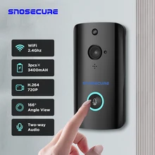 Best Price SNOSECURE Wireless WiFi Video Doorbell I Camera 720P Ring Door Bell Video Intercom Two Way Audio XSH APP Infrared Night Vision Best Price SNOSECURE Wireless WiFi Video Doorbell I Camera 720P Ring Door Bell Video Intercom Two Way Audio XSH APP Infrared Night Vision