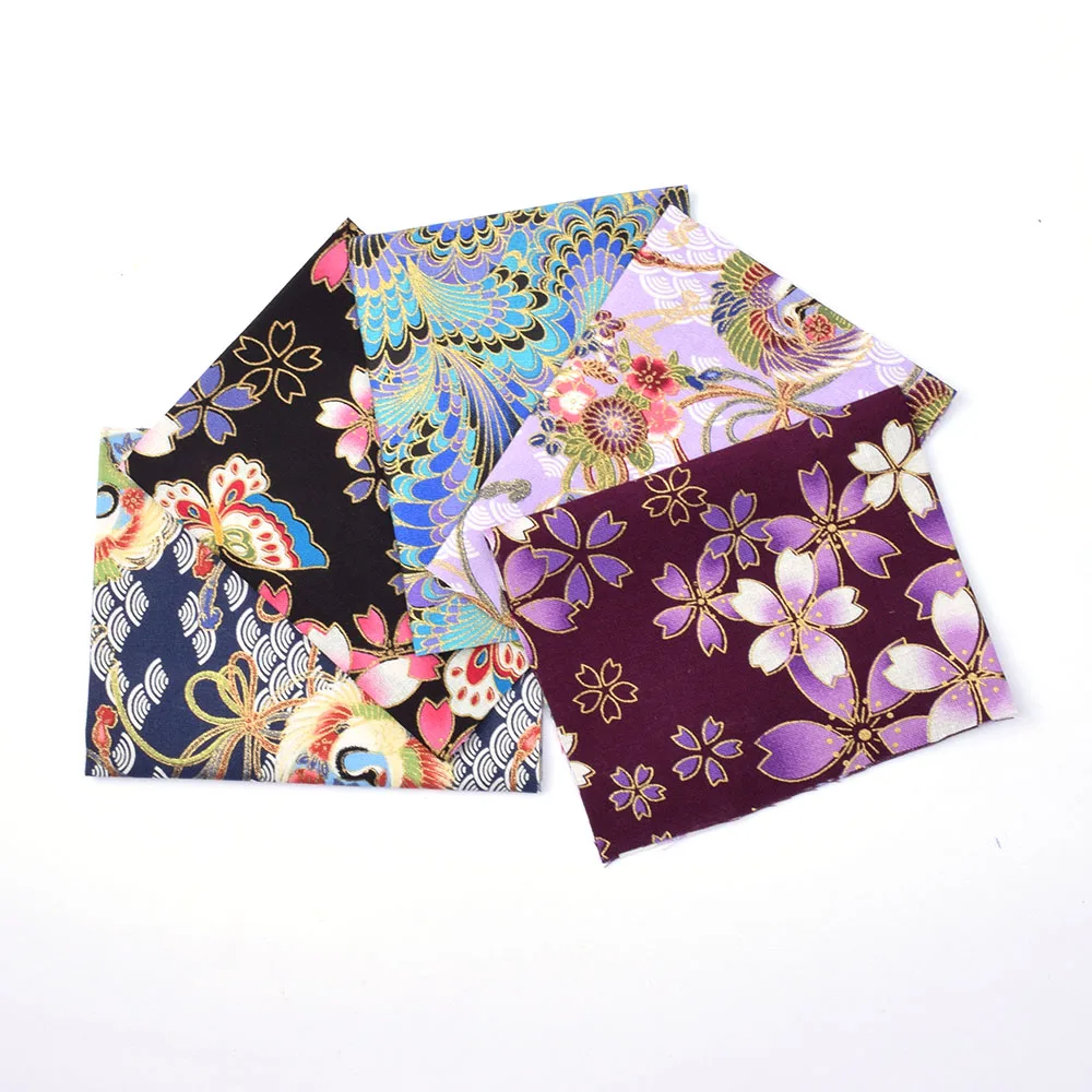 

DIY 5pcs/lots 20x25cm Zephyr Mix FlowerPattern 100%Cotton Pur-cut Patchwork Fabric Bundle Sewing Quilting Crafts for Handmade