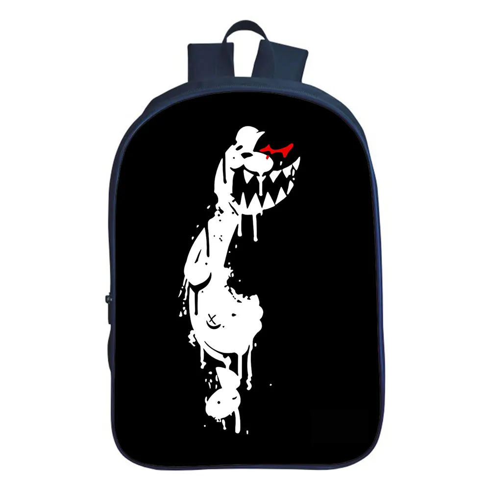 Anime Danganronpa Backpacks Men Women Bags monokuma School Bag Bear Pattern Student Teenagers School travel Laptop Bag Mochilas