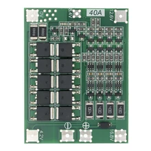 4 string 4S 40A Li-ion Lithium Battery 18650 Charger BMS Protection Board with Balance For Drill Motor 14.8V 16.8V Lipo Module S