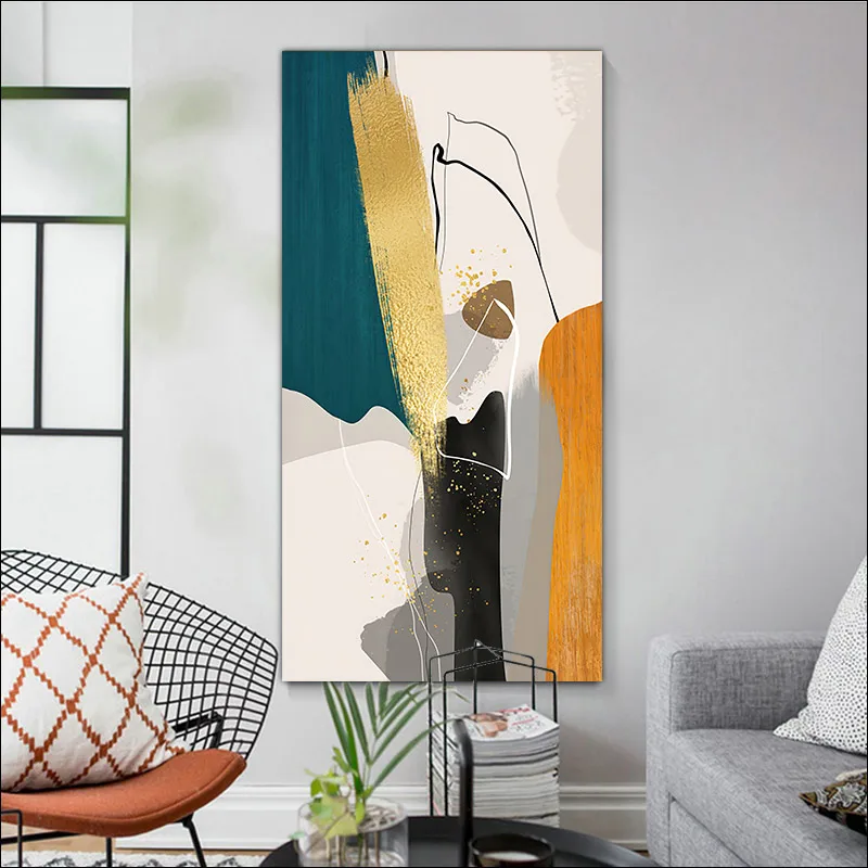 

abstract posters canvas modern Printing posters aesthetic Home decoration painting abstractcorridor painting