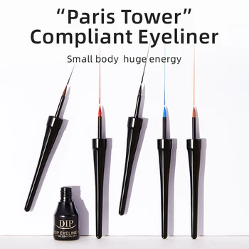 

Flamingo 1Pcs Eye Liner Professional Waterproof Brown&Black Long-lasting Eyeliner High Quality Make Up Beauty Comestics Tool 131