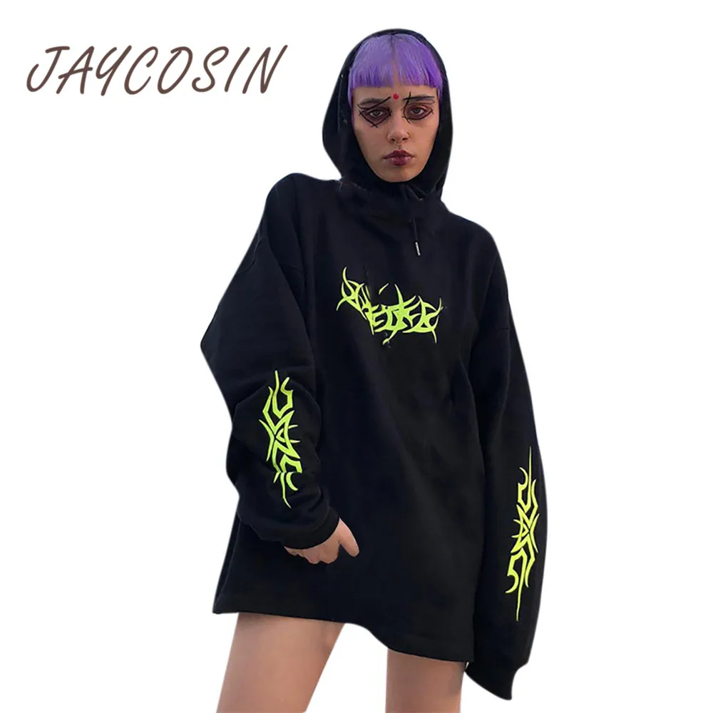 

SAGACE Clothes women hooded sweatshirt long sleeve loose 3d print oversize sweatshirt women plus size 2019 girls sports pullover