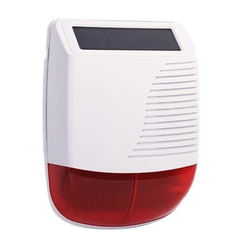 

New Arrival-Solar Siren Wireless Sound and Light Alarm Outdoor Energy-Saving Wall-Mounted Automatic Charging Siren Light