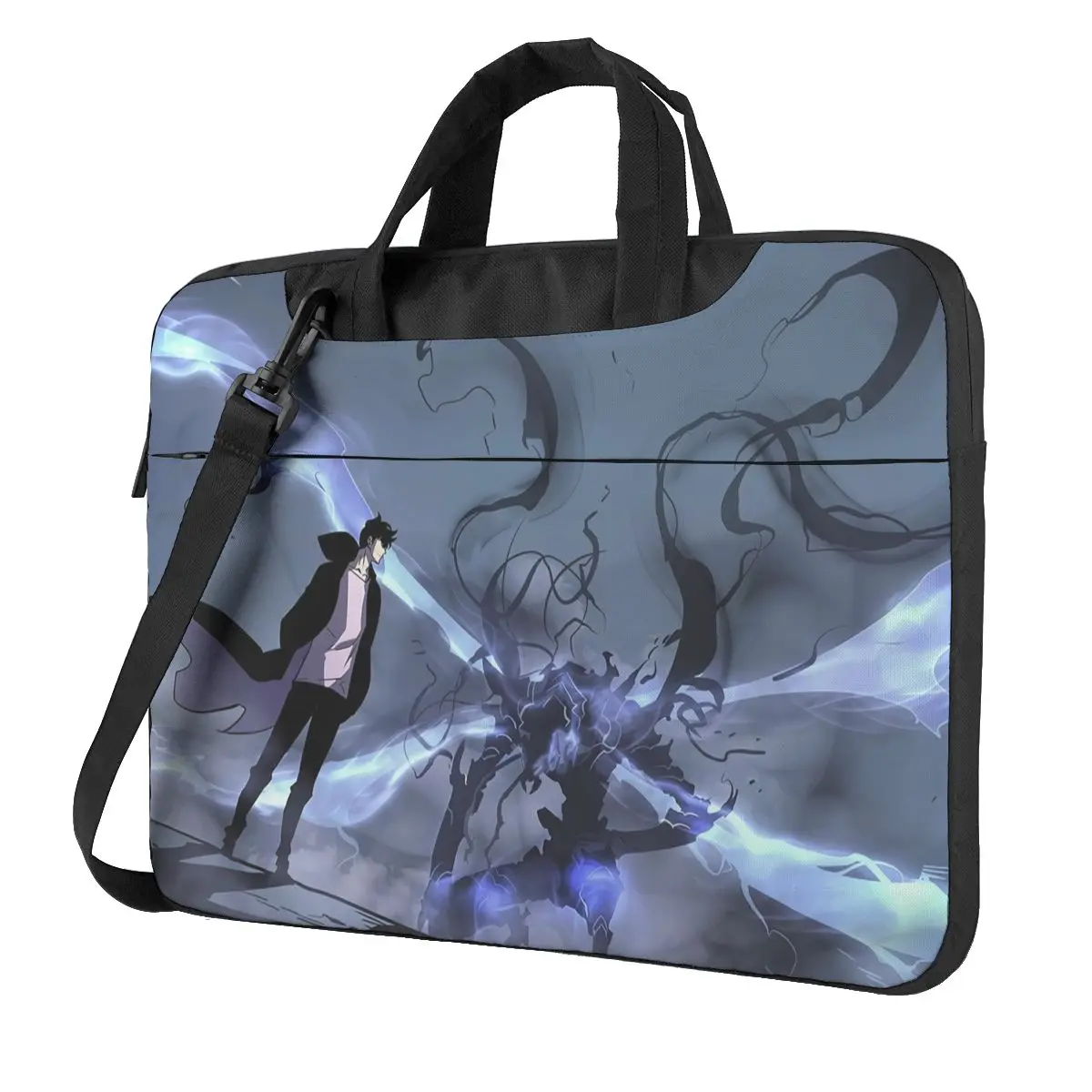 

Anime - Solo Leveling Laptop Bag Case Protective Vintage Computer Bag Bicycle Crossbody Laptop Pouch