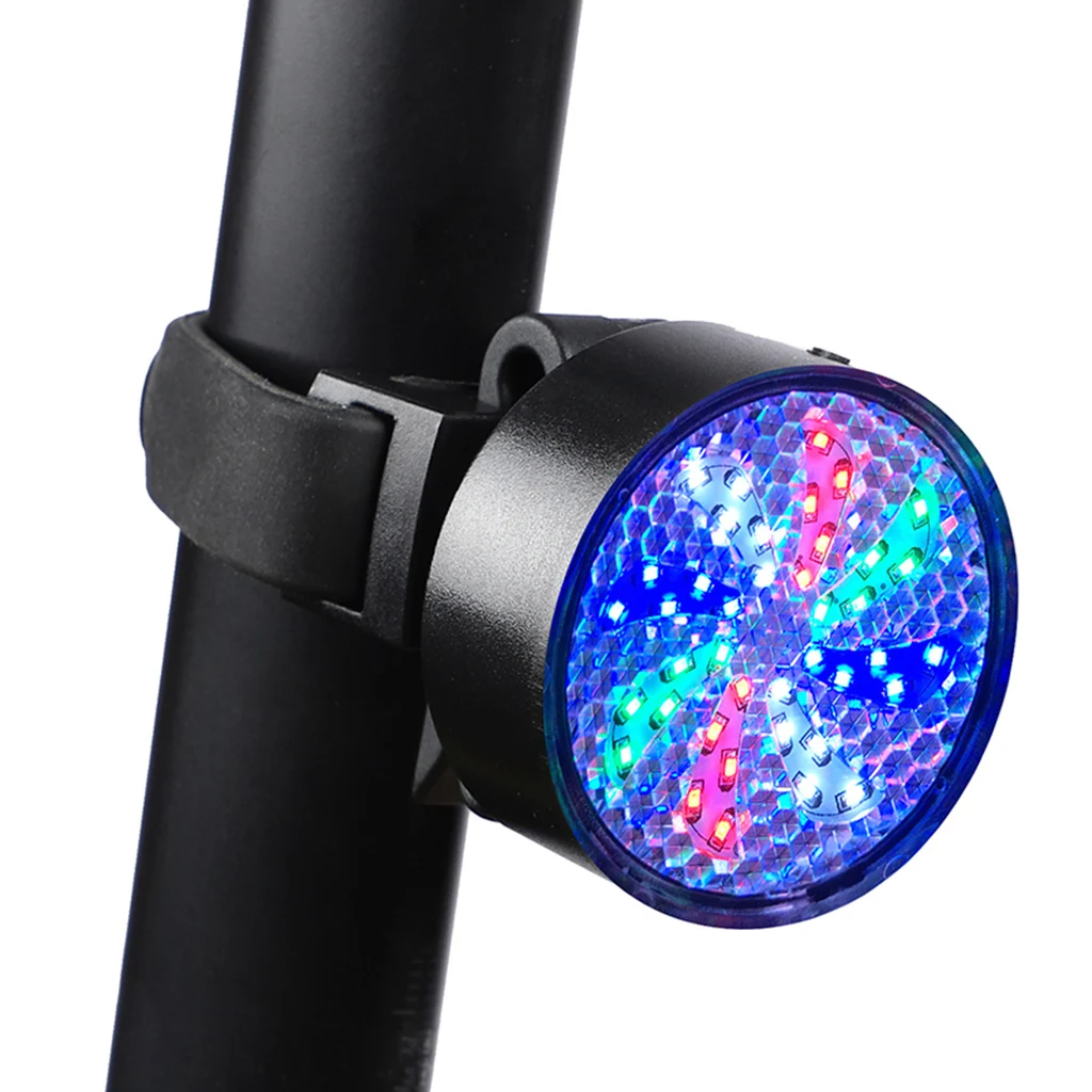 

Bike Bicycle Light Cycling Tail Rear Light Rechargeable Waterproof Bicycle Light Colorful / Red for Mountains Bike Seatpost