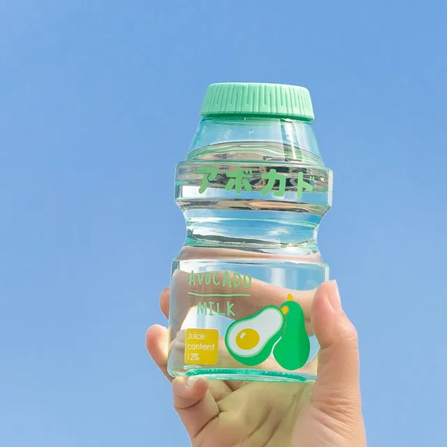 MageCrux 1PC 480Ml Plastic Water Bottle Drinking Bottle Shape Cute