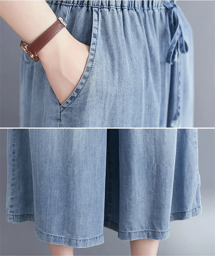 2020 New High Quality Wide Leg Jeans For Women Casual High Waist Elastic Plus Size Baggy Jeans Vintage Lace Up Loose Mom Jeans paige jeans