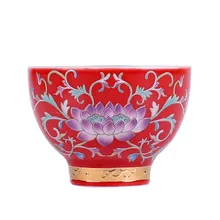 Керамическая эмалированная чайная чашка Аутентичное Стерлинговое серебро 999 ручная работа серебрение домашний китайский стиль Кунг Фу зеленый чай Jin Jun Mei чайная посуда